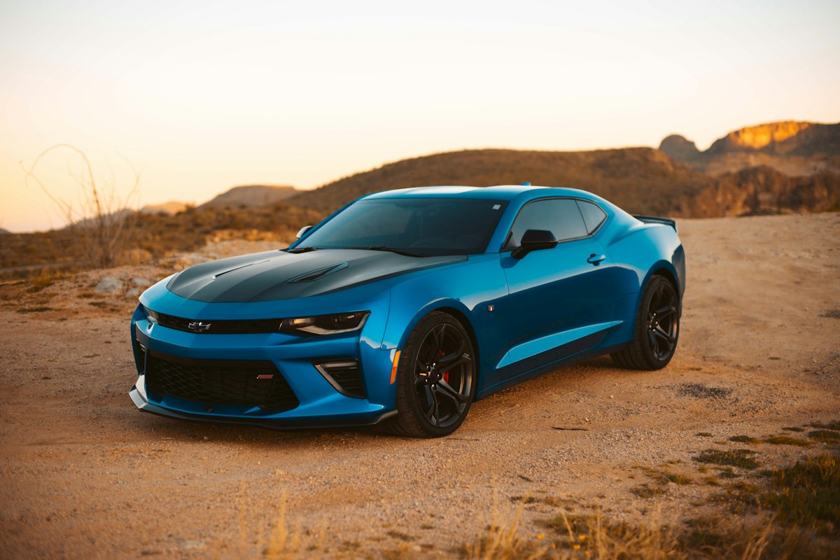 Camaro 全車改色 藍